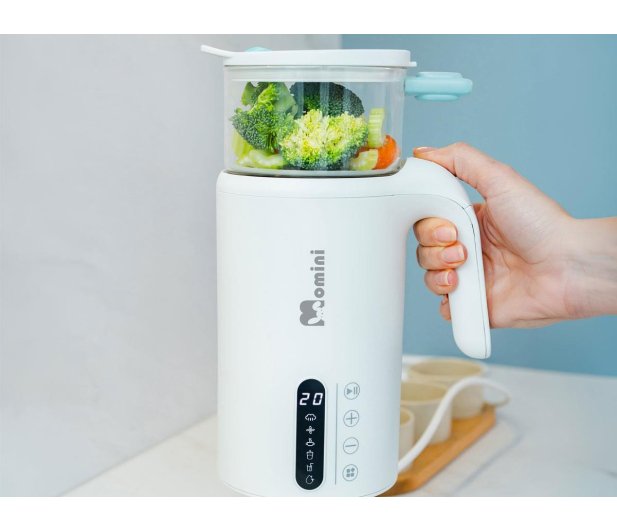 MOMINI Multiblender parowy TinyCook 6w1 ze szklaną misą - 1588375 - zdjęcie 3